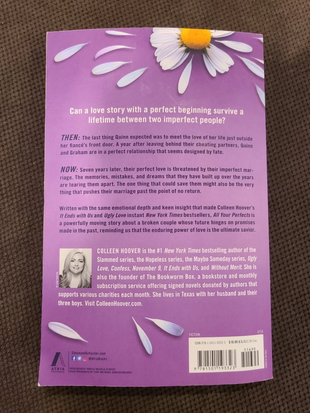 All Your Perfects by Colleen Hoover Book
